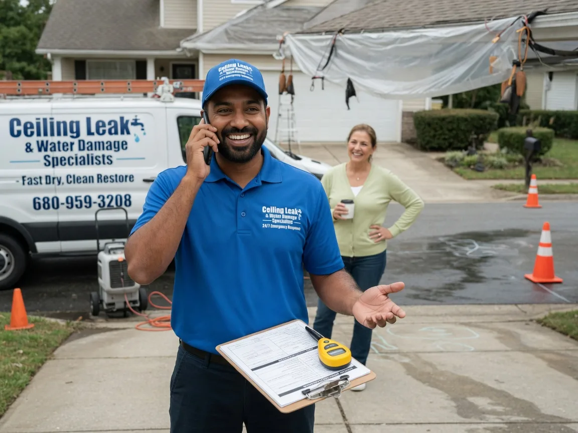 Ceiling Leak Cleanup Santa Elena, TX FAQs